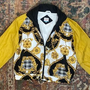 Vintage Winterset Gold & Black Wind Breaker